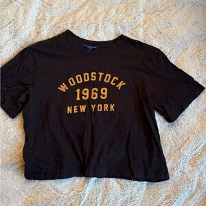 Black Woodstock 1969 New York T-Shirt